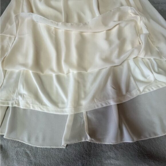 Rebellion Again Ivory Crochet & Sheer Boho Babydoll Dress - Picture 7 of 11